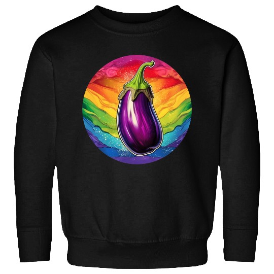 LGBTQ Eggplant Sweatshirts