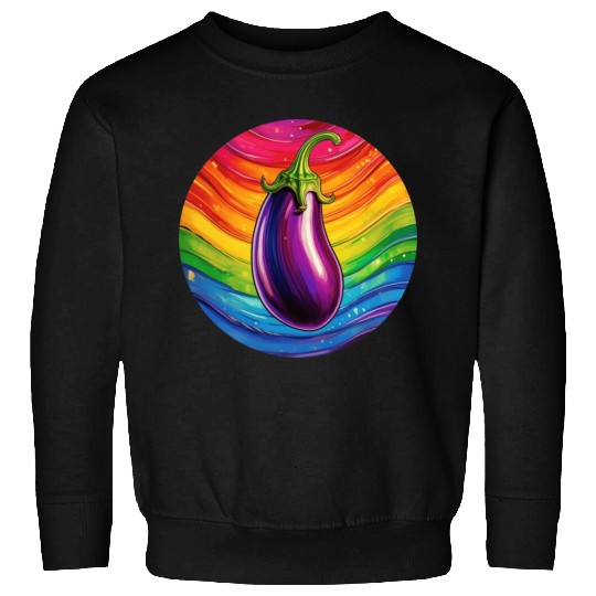 LGBTQ Eggplant Sweatshirts