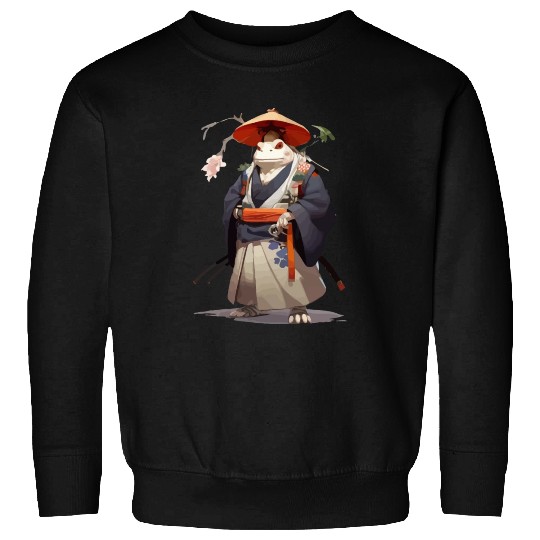Anime Samurai Frog Sweatshirts