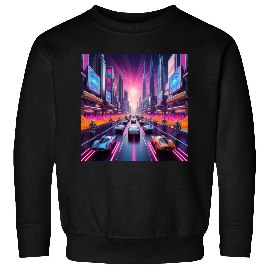 Neon Nostalgia 2084 Sweatshirts