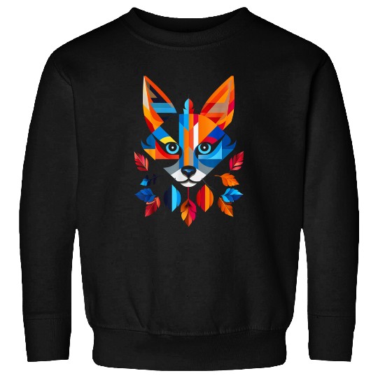 Fox Animal Graphic Artwork Sweatshirts