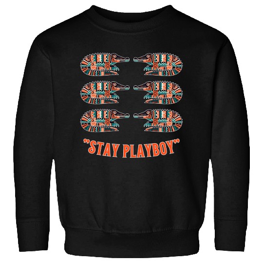 Stylish Playboy with Crocodile Sweatshirts