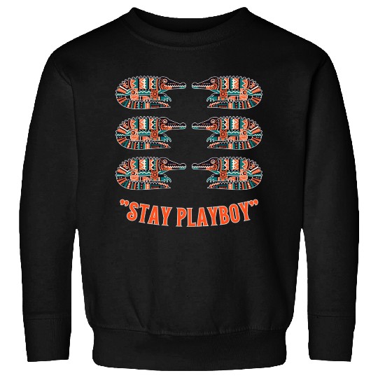 Stylish Playboy with Crocodile Sweatshirts