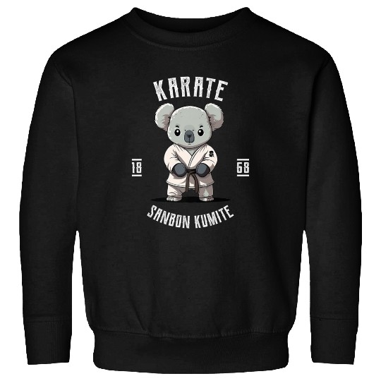Karate Koala Japanese Martial Premium Sweatshirts