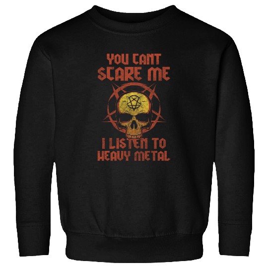 Rock and Roll Band Skull Heavy Sweatshirts