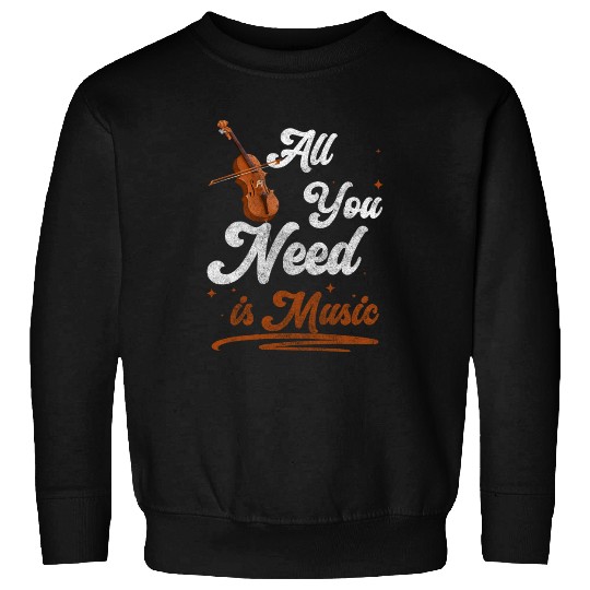 Street Musician Town Musicians Donation Concert Sweatshirts