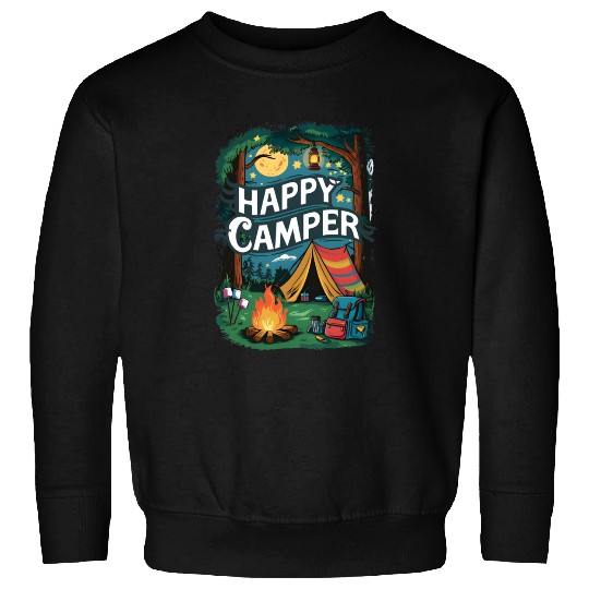 Happy Camper Delight Sweatshirts