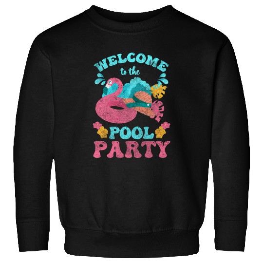 Pool Swimming Sun Alcohol Sweatshirts