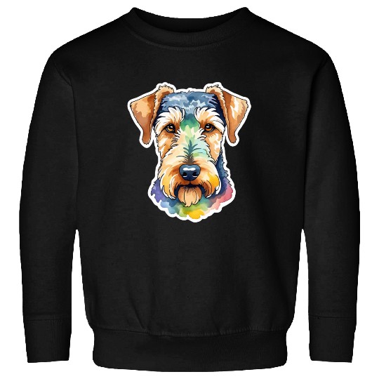 Airedale Terrier Watercolor Sweatshirts