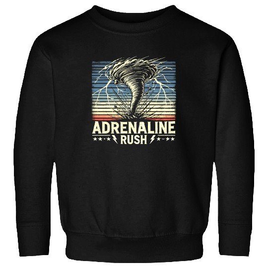 Tornado Chasing Adventures: Embrace Nature's Fury Sweatshirts