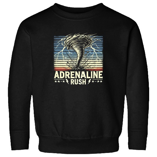 Tornado Chasing Adventures: Embrace Nature's Fury Sweatshirts