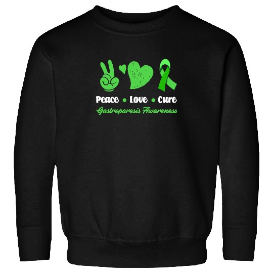 Peace Love Cure Gastroparesis Awareness Sweatshirts