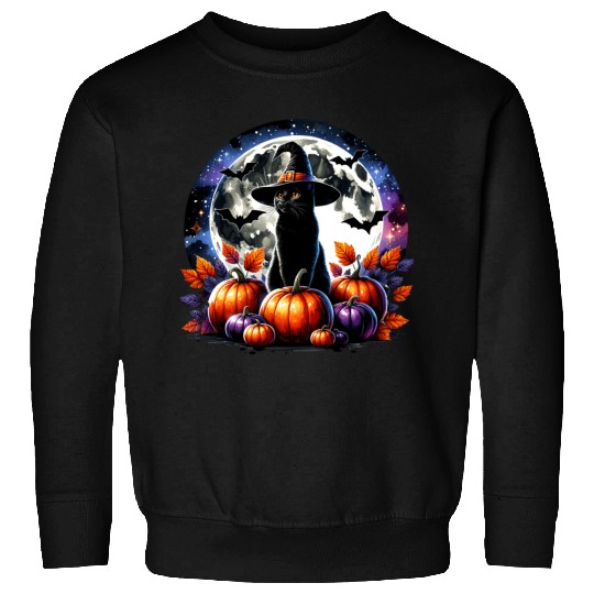 Scaredy Cat No Treats Just Halloween Tricks Sweatshirts