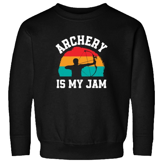 Retro Bow Archery Is My Hobby Sweatshirts