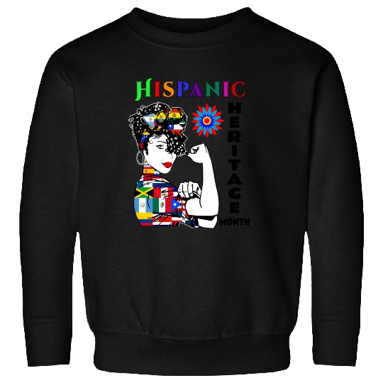 Hispanic Heritage Month Latino Countries Flag Sweatshirts