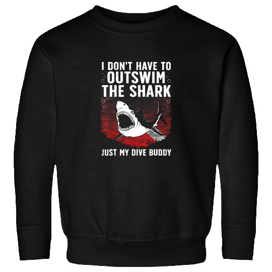 Funny Scuba Diving Design For Men Women Kids Sweatshirts