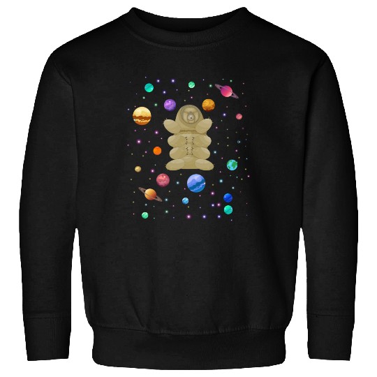 Tardigrade Space! Nerd, Geek Microbiology Science Sweatshirts