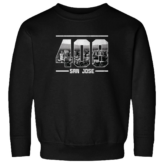 Vintage San Jose 408 Sweatshirts