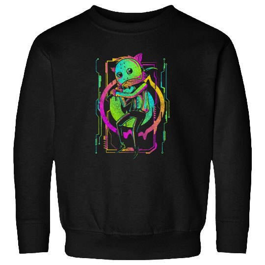 Cyberpunk Technology Tech Manga Sweatshirts