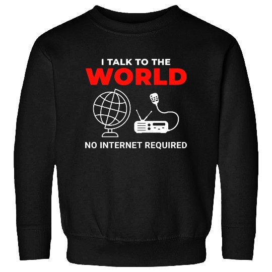 Amateur Ham Radio Operator Radio Waves Frequency Sweatshirts