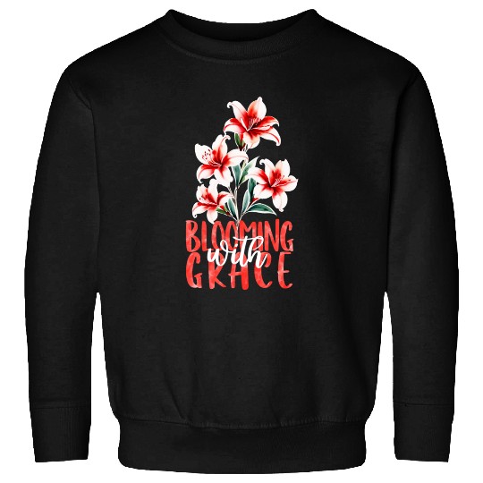 Elegant Red Azalea Watercolor Sweatshirts