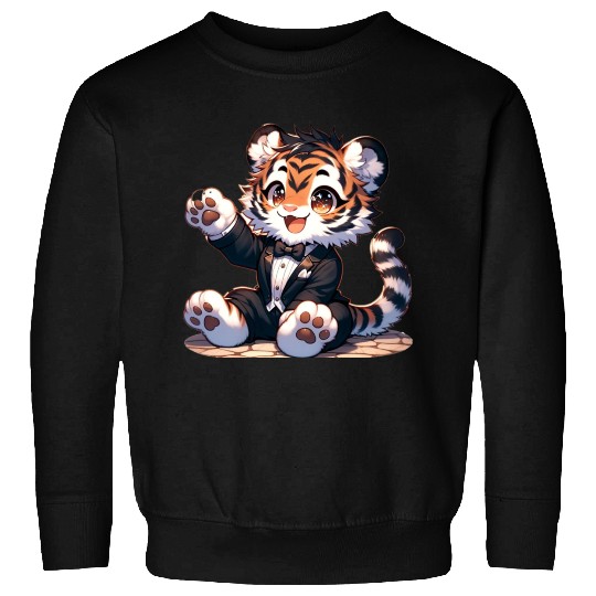 Tiger Cub with outfit Sweatshirts