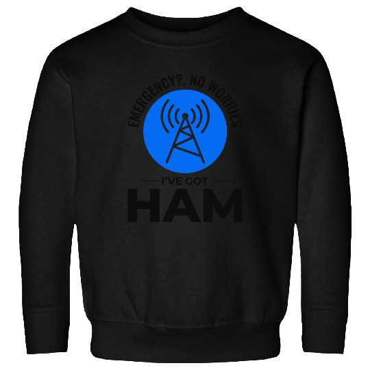 Amateur Ham Radio Operator Radio Waves Frequency Sweatshirts