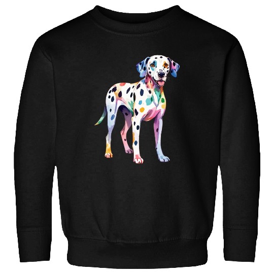 Dalmatian Dog Watercolor Sweatshirts
