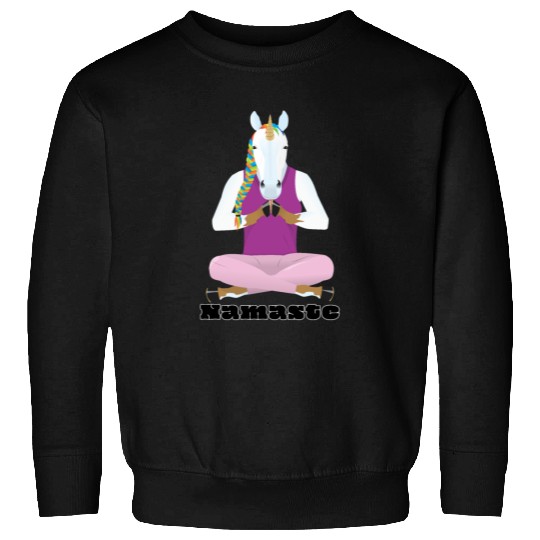 Yoga Unicorn Sweatshirts