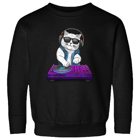 White Cat DJ Sweatshirts