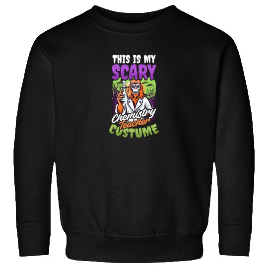 Halloween Chemistry Teacher Scary Teacher Costume Sweatshirts