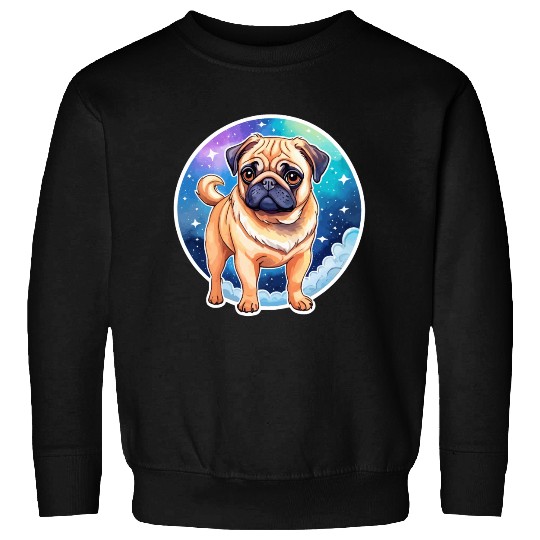 Pug Watercolor Sweatshirts