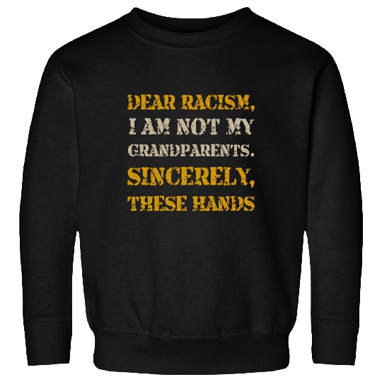 African American Inspired Design for Black Sweatshirts