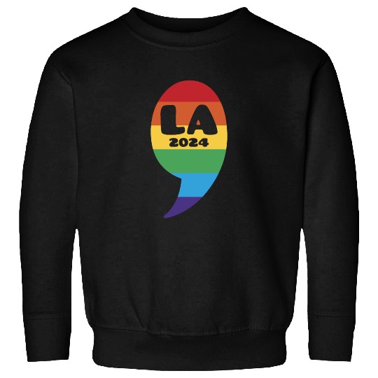 Comma La Rainbow LGBTQ Kamala Harris Sweatshirts