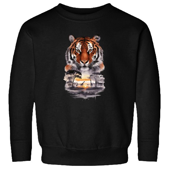 Tiger Paradise Jungle for a Tiger lovers Sweatshirts