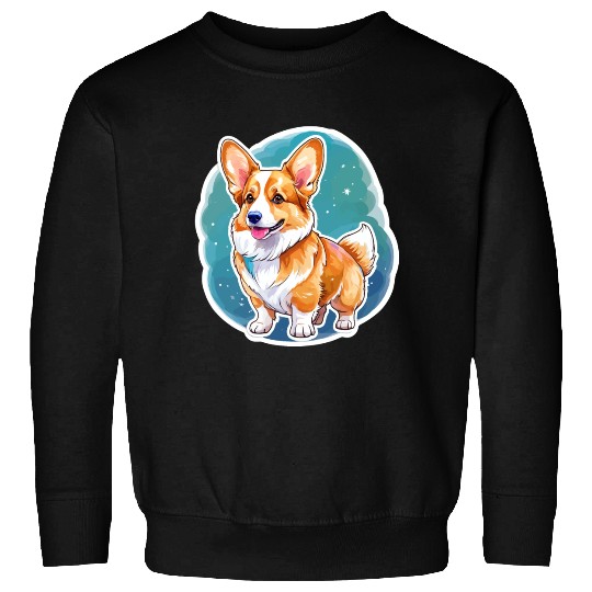 Pembroke Welsh Corgi Watercolor Sweatshirts