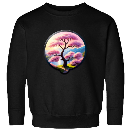 Blooming Cherry Blossom by Riverbank Sweatshirts