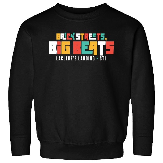 Brick Streets, Big Beats - Dark Sweatshirts