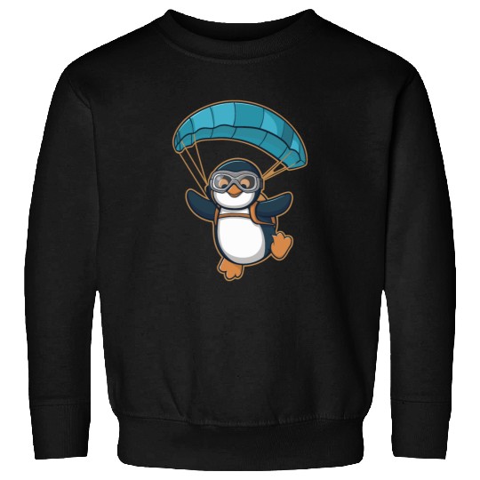 Skydiving Penguin Adventure Sweatshirts