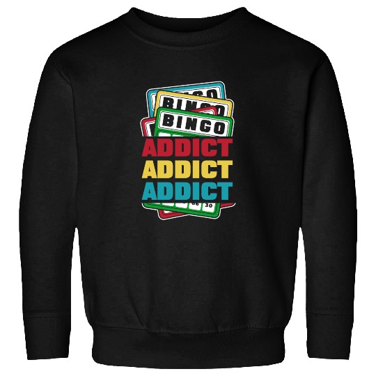 Bingo Addict Caller Daubers Professional Bingo Sweatshirts