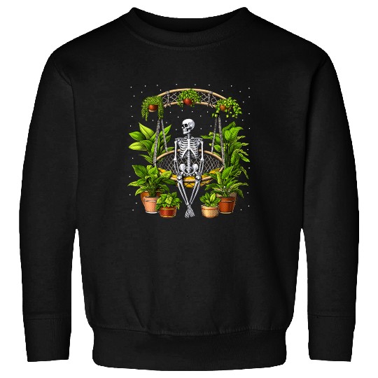Skeleton Plants Lover Sweatshirts