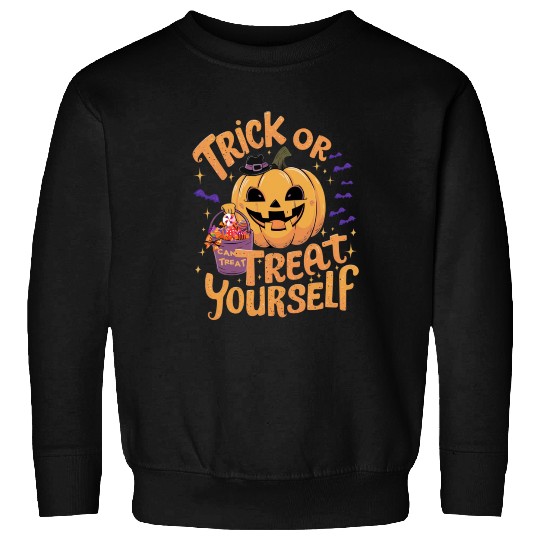 Trick or Treat Yourself Halloween Sweatshirts
