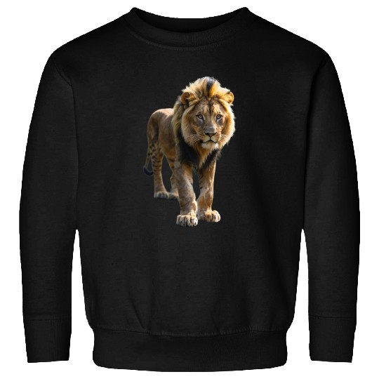 The wild lion, king of the jungle Sweatshirts
