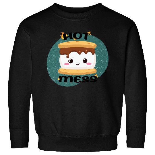 Hot Mess Kawaii S'more Meme Sweatshirts