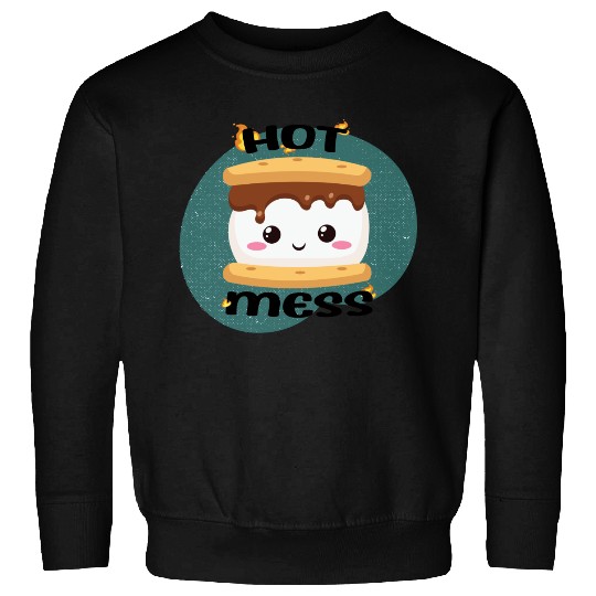 Hot Mess Kawaii S'more Meme Sweatshirts