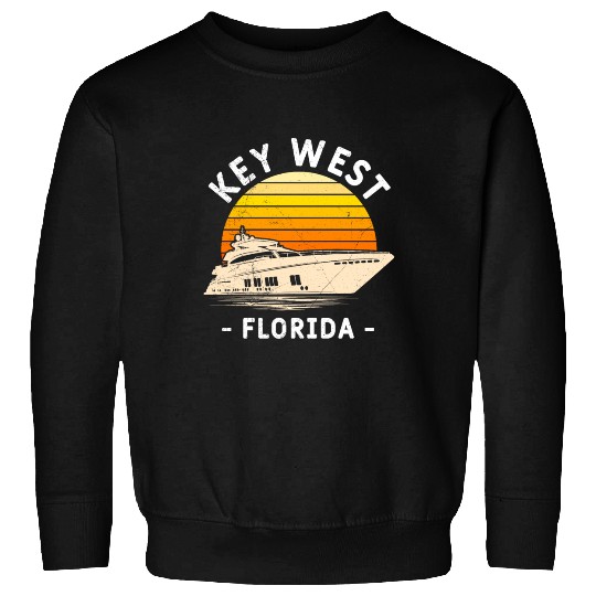 KEY-WEST FLORIDA Sailing Sunshine-State West Keys Sweatshirts