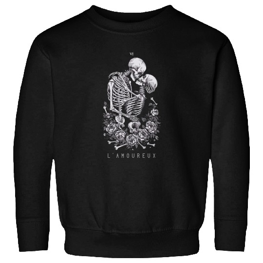 VI The Lovers Tarot Card Classic Design Sweatshirts