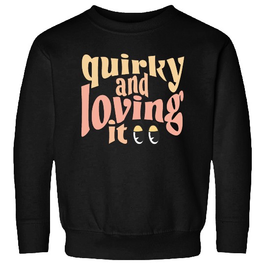 Quirky and loving it in yellow Sweatshirts