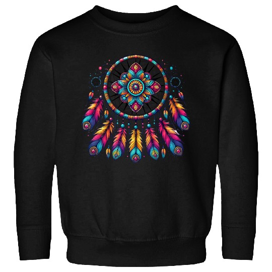 Colorful dream catcher: Protection for good dreams Sweatshirts