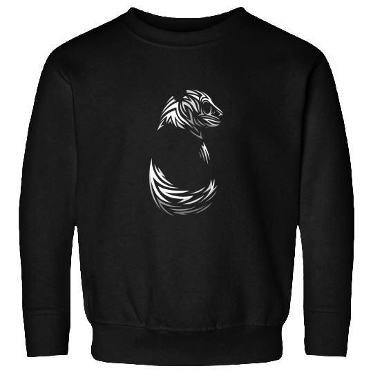 tribal panda bear tattoo Sweatshirts